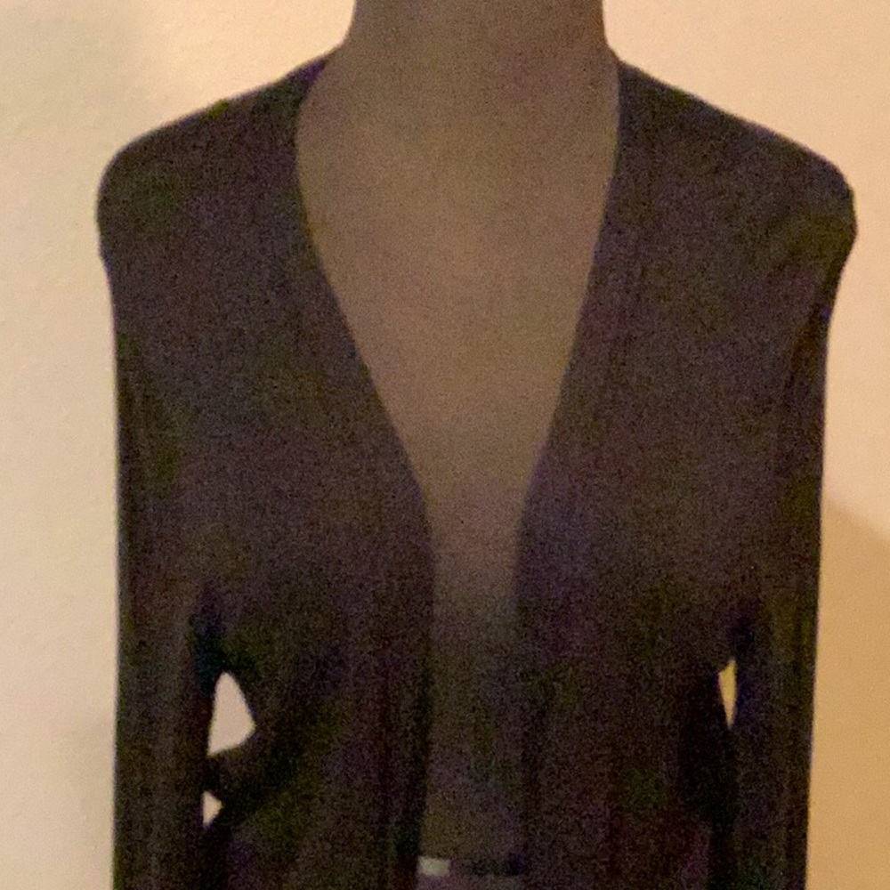 Grace long black cardigan. New with tags